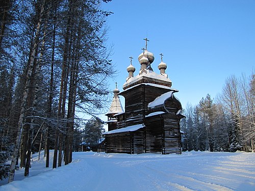 191. Церковь Вознесения Господня из с. Кушерека Онежского района, Малые Корелы Автор — Sterlady88