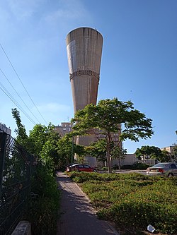 Vodárenská věž v Kirjat Nordau