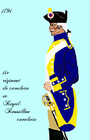 11e régiment de cavalerie à partir de 1791