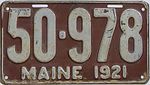 Номерной знак штата Мэн 1921 года.jpg