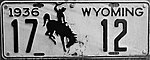 Номерной знак 17 Вайоминга 1936 года 12.jpg