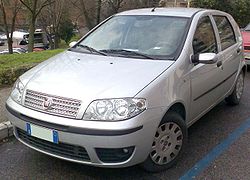 Fiat Punto II Phase 2, 5 portes (à partir de 2007).