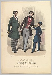 A fashion plate from the Journal des Tailleurs (1848)