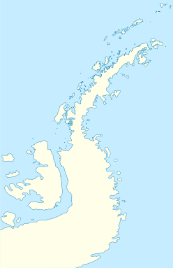 Карта с указанием местоположения ледника Эйри