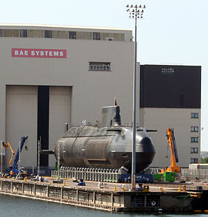 HMS Astute (S119) under konstruktion