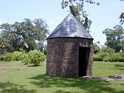 A smoke house at Boone Hall Plantation.