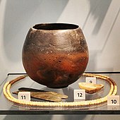 A Badarian burial. 4500–3850 BC