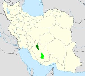 حدود سرزمین کوچ باصری‌ها در نقشه ایران