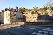 Photographie d'ensemble du bastion vu de l'extérieur du château.