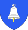 D'azzurro, alla campana d'argento battagliata d'oro (Saint-Gaudens, Francia)