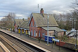 Booking office, Hough Green railway station (geograph 3819564).jpg