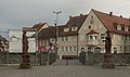 Bruchsal, las esculturas en el Holzmarkt