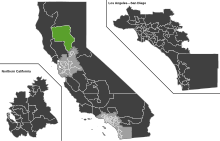 California's 3rd Assembly district.svg