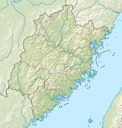 Map showing the location of the river mouth