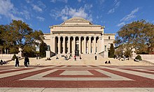 In 2019, Columbia University, an Ivy League university in New York City, charged $62,000 in tuition, making it the most expensive undergraduate school in the nation. Columbia University New York November 2016 002.jpg