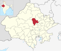 Location of Didwana Kuchaman district in Rajasthan