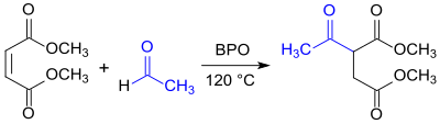 Synthese von Dimethylacetylsuccinat aus Dimethylmaleat