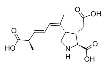 English: Chemical structure image for Domoic Acid