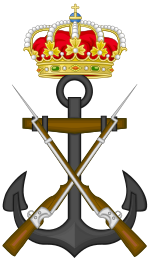 Emblem of the Spanish Navy Marines.svg