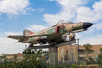 F-4 Phantom showing fixed front ramp, ref "702", and moveable rear ramp