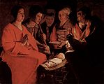 Jézus születése (1645 körül, olaj, vászon), Louvre, Párizs