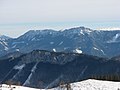 Der Gippel von Nordwesten (Tirolerkogel), ganz hinten Rax und Schneeberg