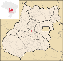 Localização de Taquaral de Goiás em Goiás
