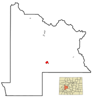 Location in Gunnison County and the State of Colorado