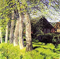 Voorjaar in Worpswede, 1900, van Hans am Ende