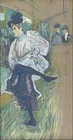 Henri de Toulouse-Lautrec: Jane Avril Dancing (Tancující Jeanne Avril)