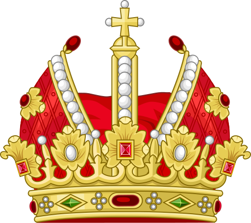 Heraldic Imperial Crown (Gules Mitre).svg