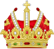 Хералдическа императорска корона (Gules Mitre) .svg