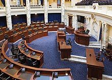 Chamber of the House of Representatives in 2018 House of Representatives Chamber, Idaho State Capitol.jpg