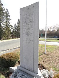 Italian-American veterans of all wars memorial, Southbridge, Massachusetts Italian-American Veterans memorial, Southbridge, MA - DSC02697.JPG