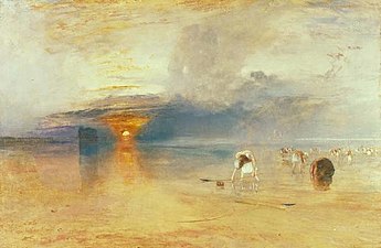 William Turner, Les plages de Calais, 1832, Bury Art Museum (en).