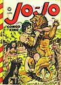 Capa de Jo-Jo - Congo King #23 (1949), um dos inumeros personagens inspirados em Tarzan