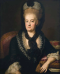 Maria Anna als Witwe