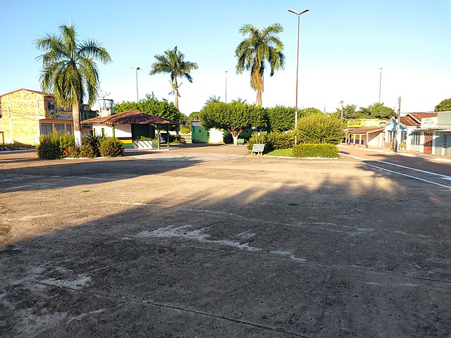 Largo da Praça Iracely Silva e Silva, em 2020.