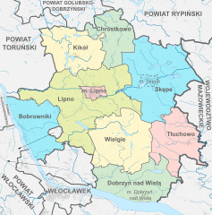 Plan powiatu lipnowskiego