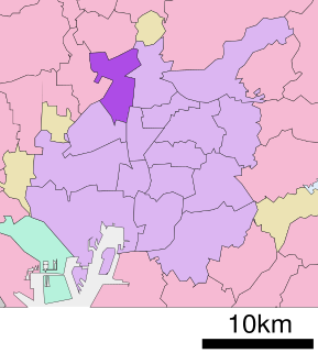 西区 (名古屋市)位置図