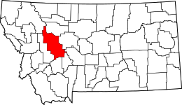 Contea di Lewis and Clark – Mappa