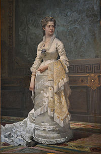 María Tubau, Luis Taberner eta Montalvok 1878an erretratua, La dama de las camelias gisa karakterizatua.