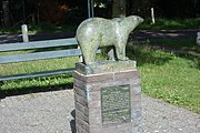 Monument in remembrance of the 49th West Riding "Polar Bear" Infantry Division, in Loenen.