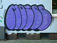 Graffiti von Moses an Hauswand