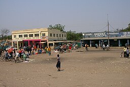 Huvudgatan i Nchalo; en stad som är belägen i den södra delen av distriktet Chikwawa.