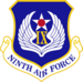 Девятые воздушные силы - Emblem.png