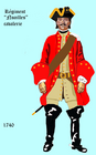 régiment de Noailles de 1740 à 1757