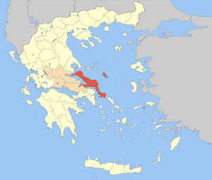 Locator map of Euboea prefecture (Νομός Εύβοια...