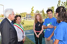 Inaugurazione Parco Eternot (Casale M.to) - Il Presidente della Repubblica Sergio Mattarella