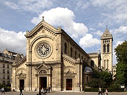 Église Notre-Dame-des-Champs, nach der das Viertel benannt ist.